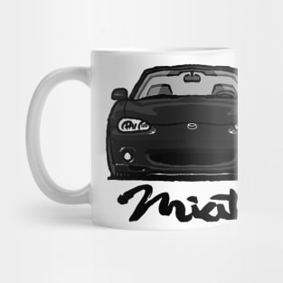 MX5 Miata NB FL Black Mug